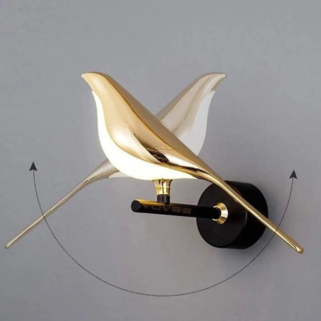 Applique murale oiseau, silhouette d'oiseau en vol