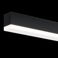 Applique LED pour tableau en aluminium noir, bras déporté, 4000 K