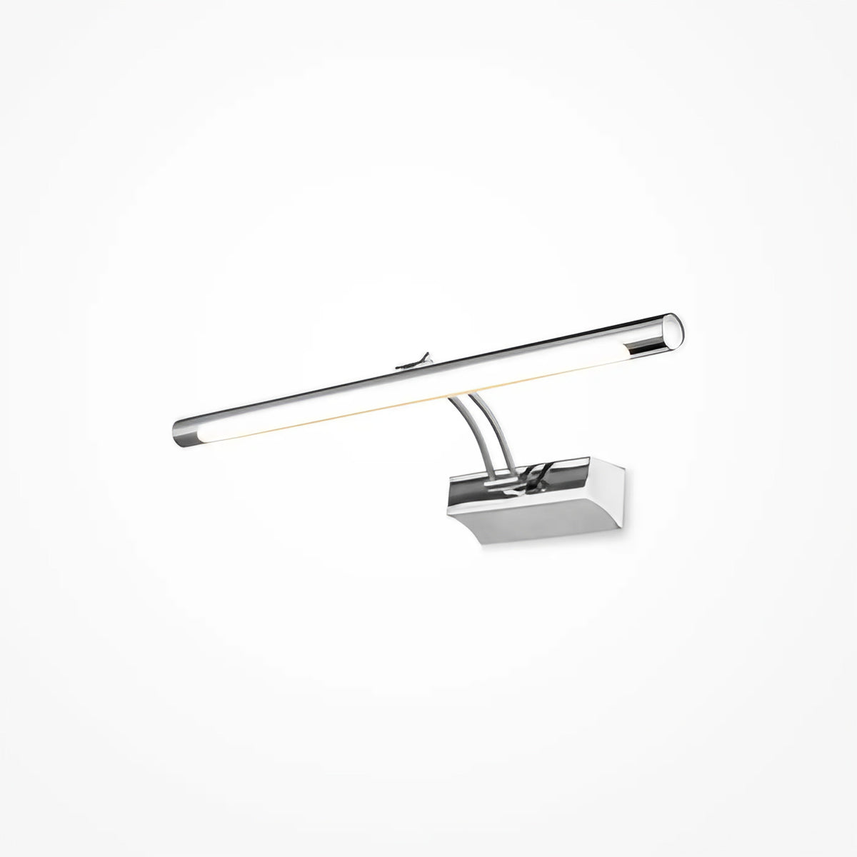 Applique LED pour tableau en aluminium argent, 52 ou 72 cm