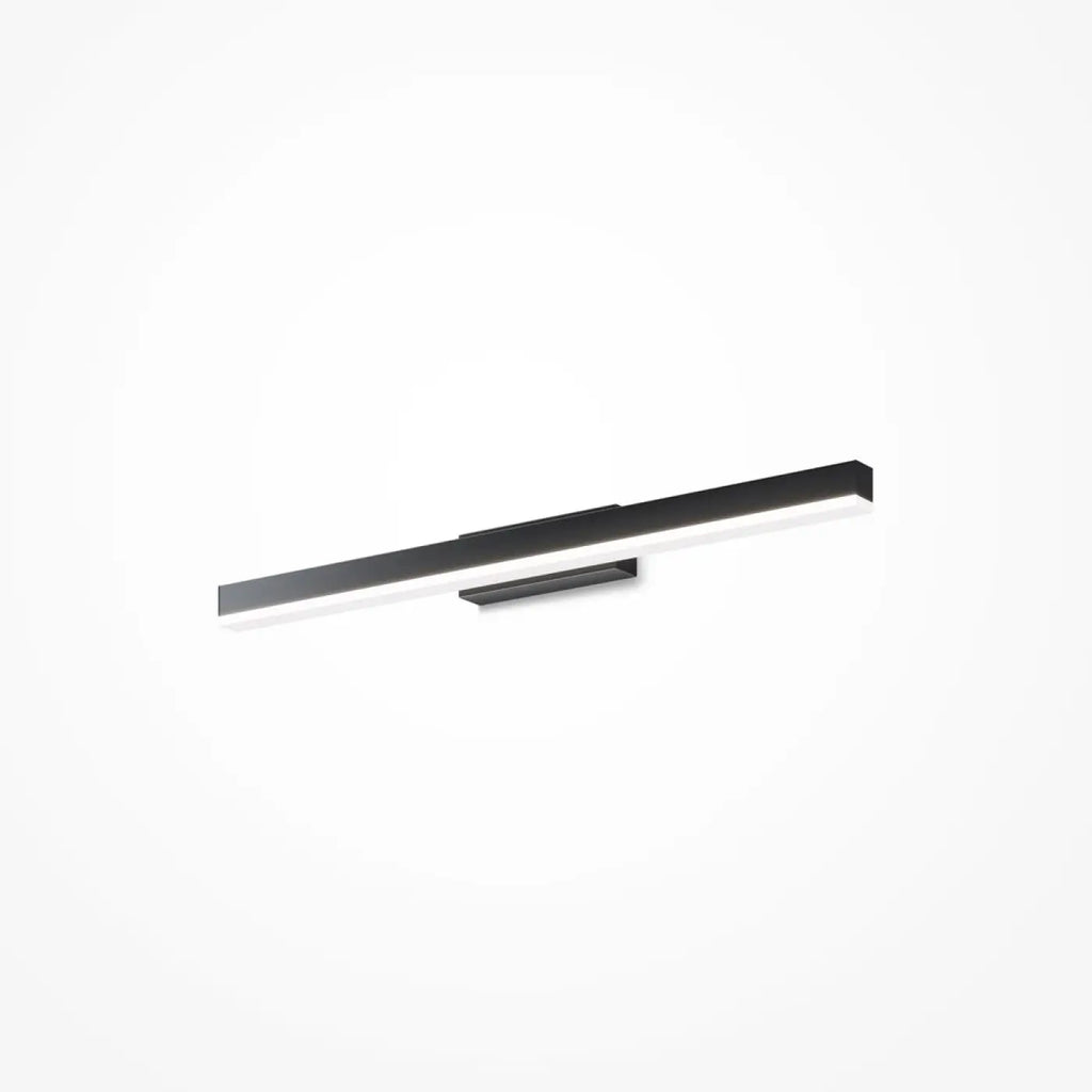 Applique LED pour tableau en aluminium noir, bras déporté, 4000 K