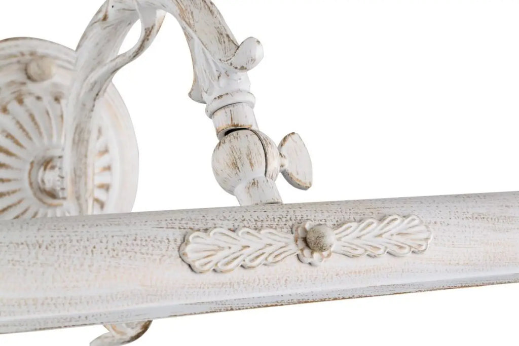Applique pour tableau vintage à deux bras, bronze, doré ou blanc