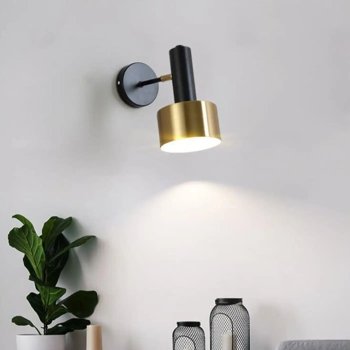 Applique murale en laiton, deux tailles S ou M