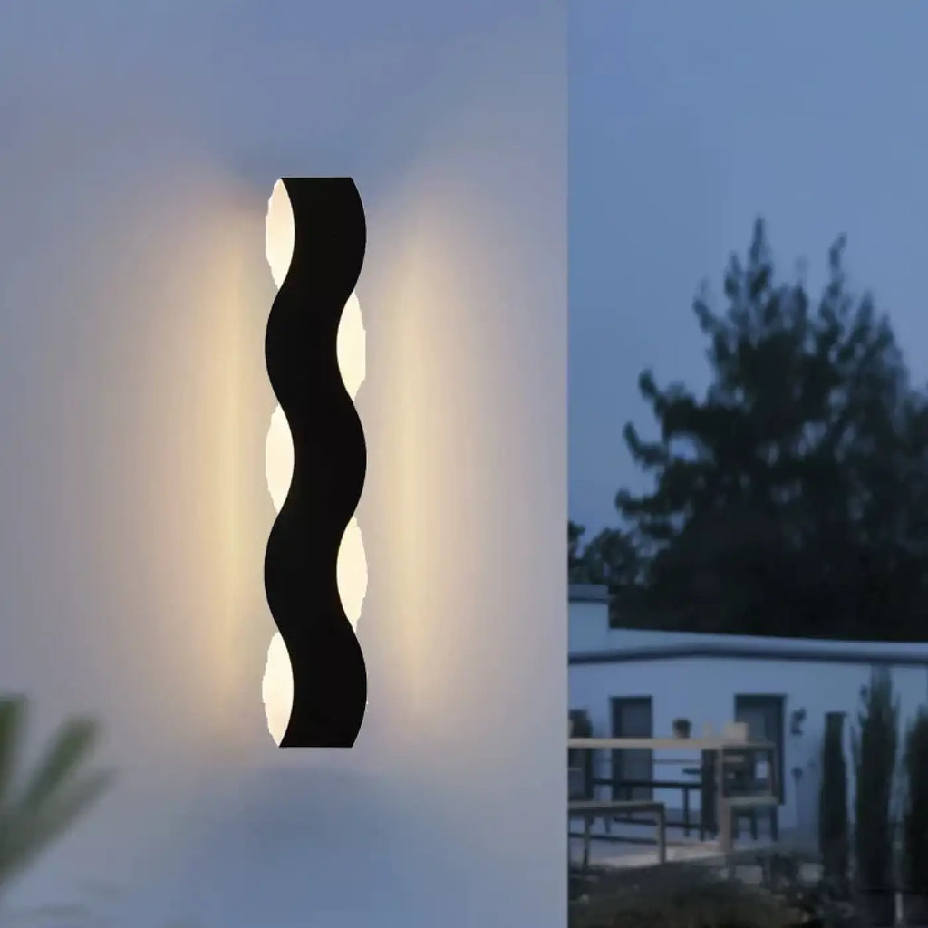 Applique murale LED en aluminium, quatre tailles S à XL