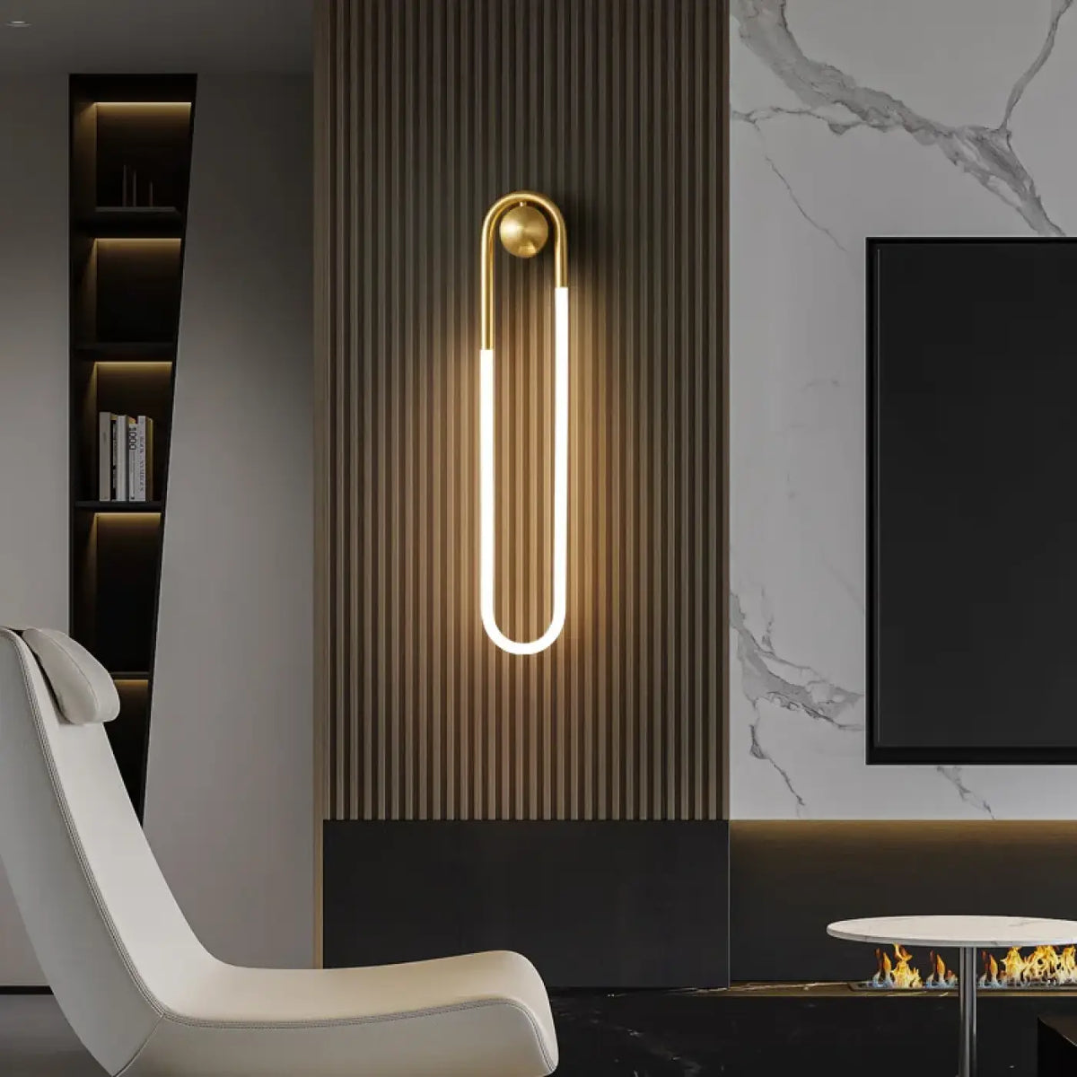 Applique murale LED en aluminium, quatre modèles