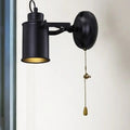 Applique murale noire pour salon et bureau, ligne minimaliste