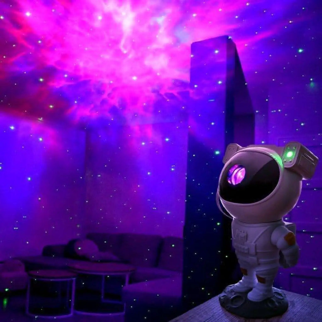 Projecteur astronaute galaxie, 8 effets de nébuleuses, télécommande