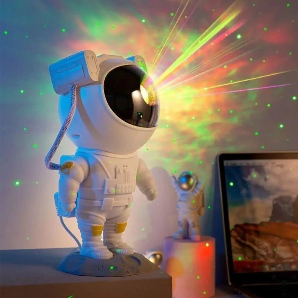 Projecteur astronaute galaxie, 8 effets de nébuleuses, télécommande