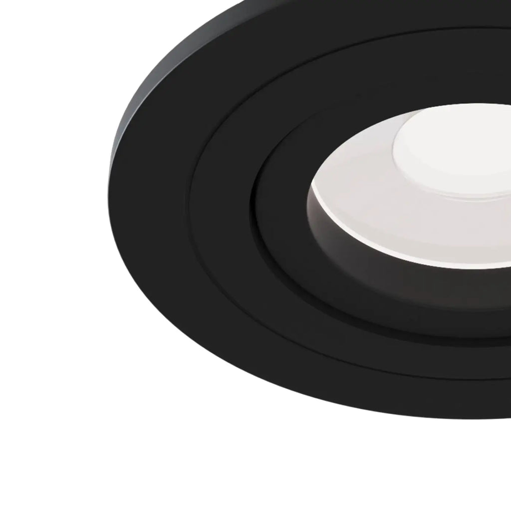 Spot encastrable rond orientable à 25°, aluminium, GU10