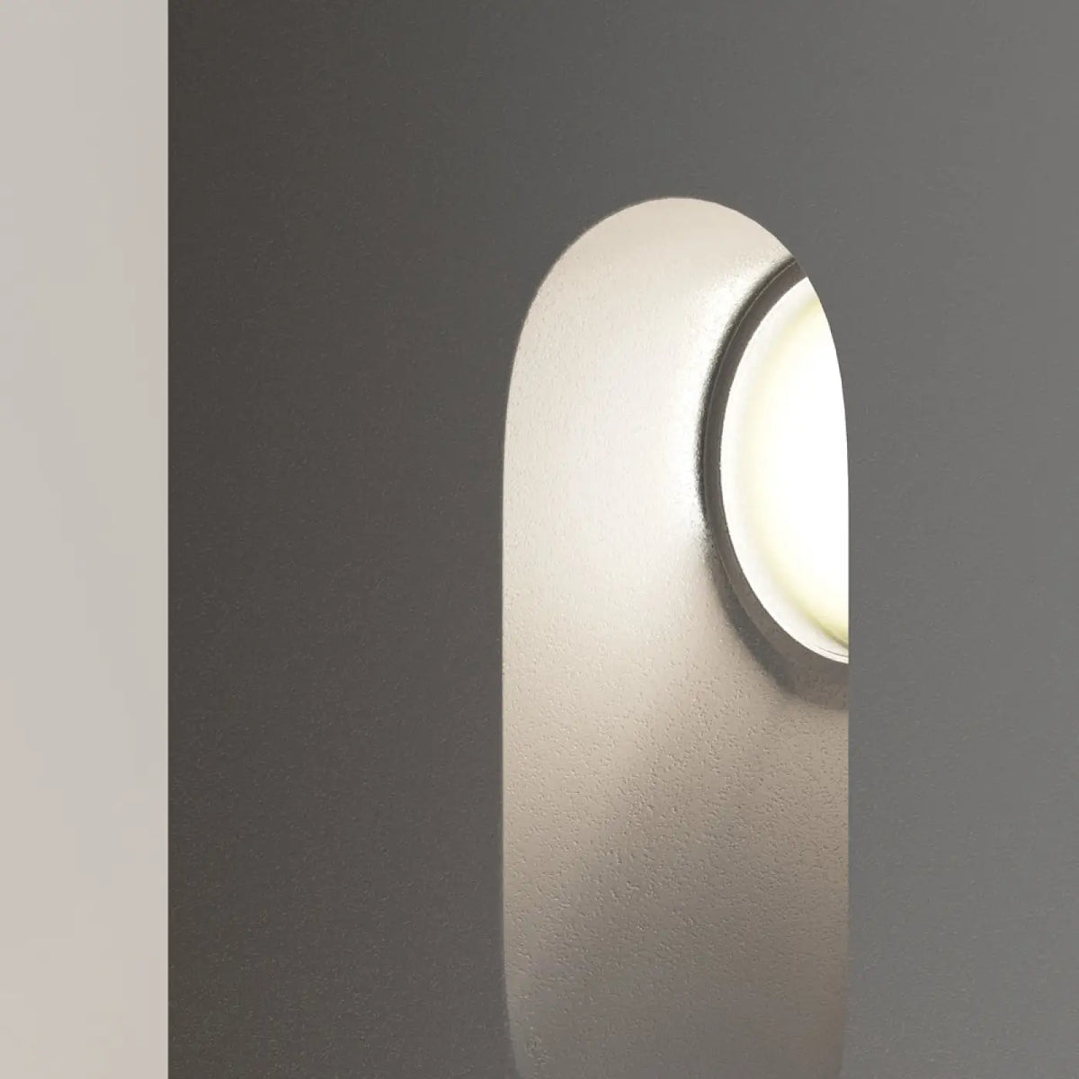 Balise murale LED extérieure pour escalier, IP54, gris ou blanc