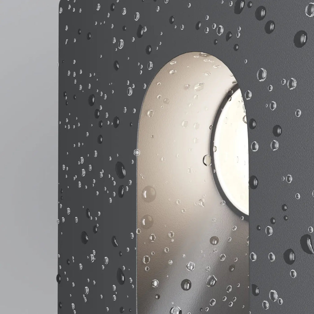 Balise murale LED extérieure pour escalier, IP54, gris ou blanc
