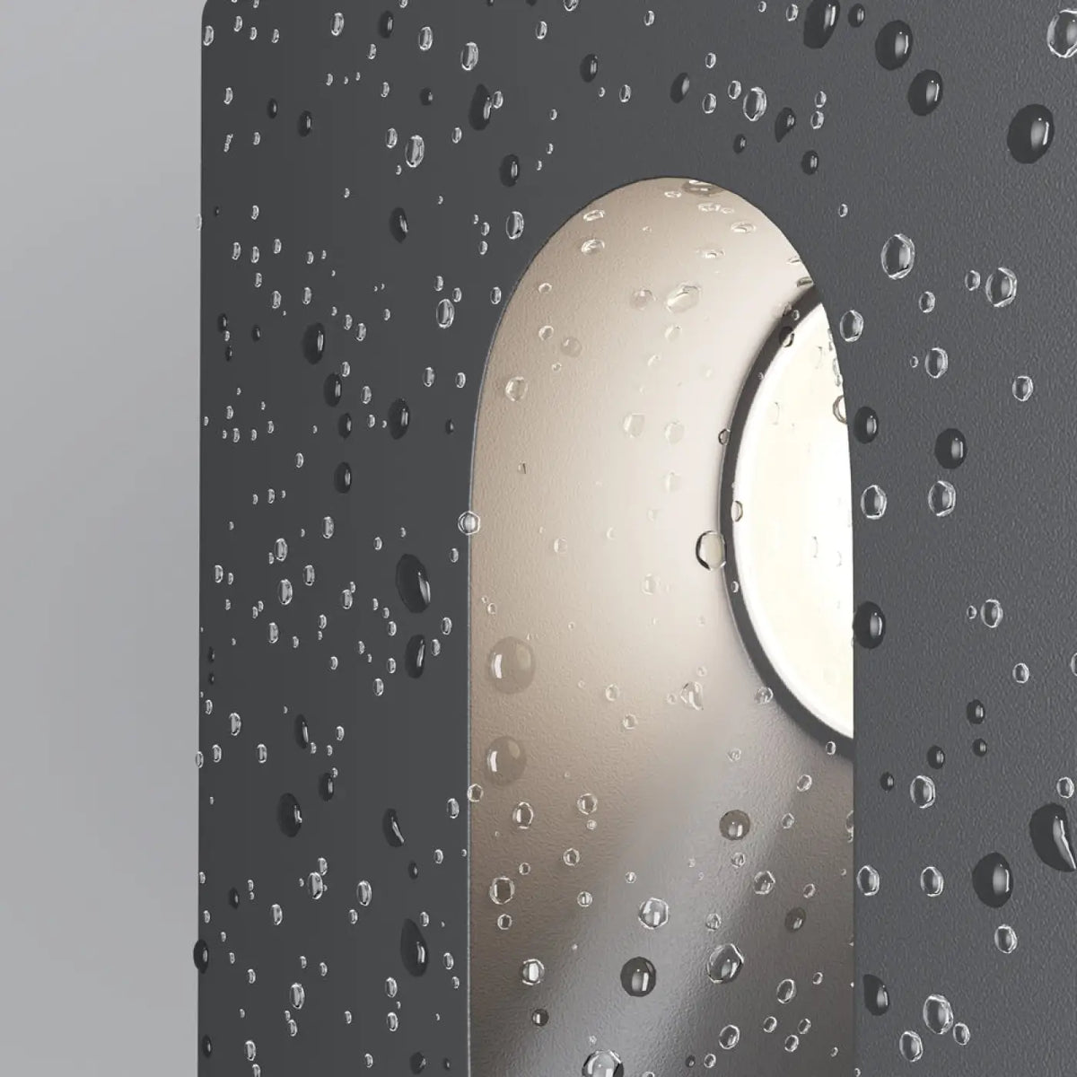 Balise murale LED extérieure pour escalier, IP54, gris ou blanc