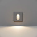 Balise murale LED extérieure pour escalier, IP54, gris ou blanc, gris
