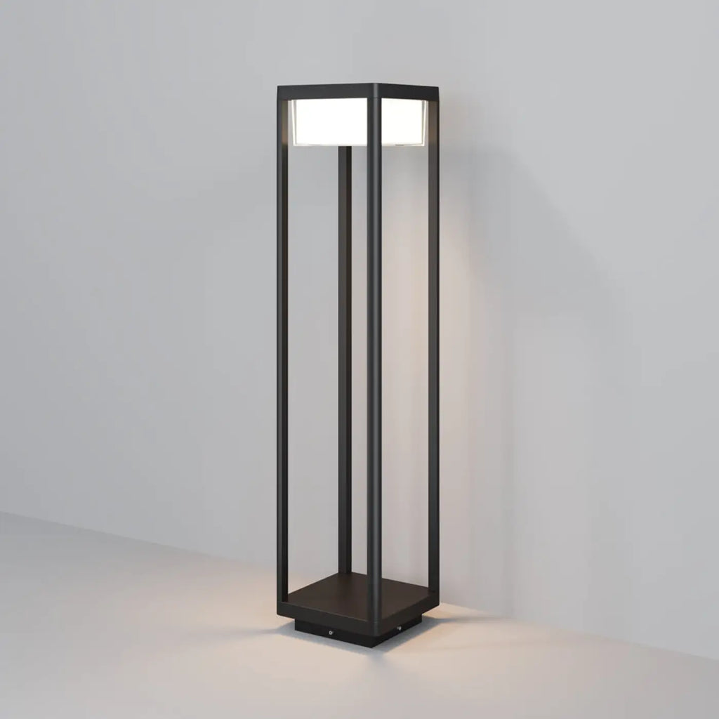 Borne extérieure LED en aluminium noir, 80 cm, IP65