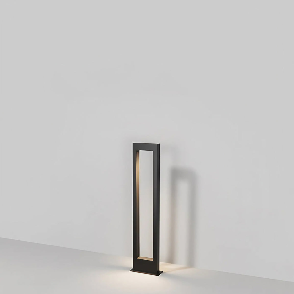 Borne extérieure LED en arche graphite, 100 ou 150 cm, IP65, gris