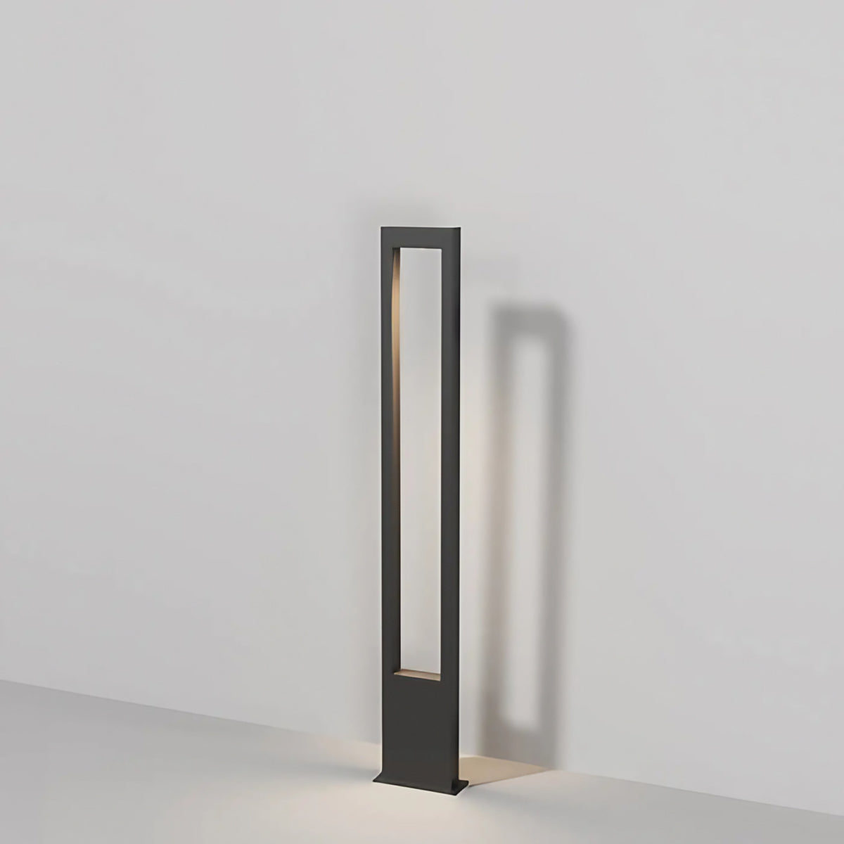 Borne extérieure LED en arche graphite, 100 ou 150 cm, IP65, gris