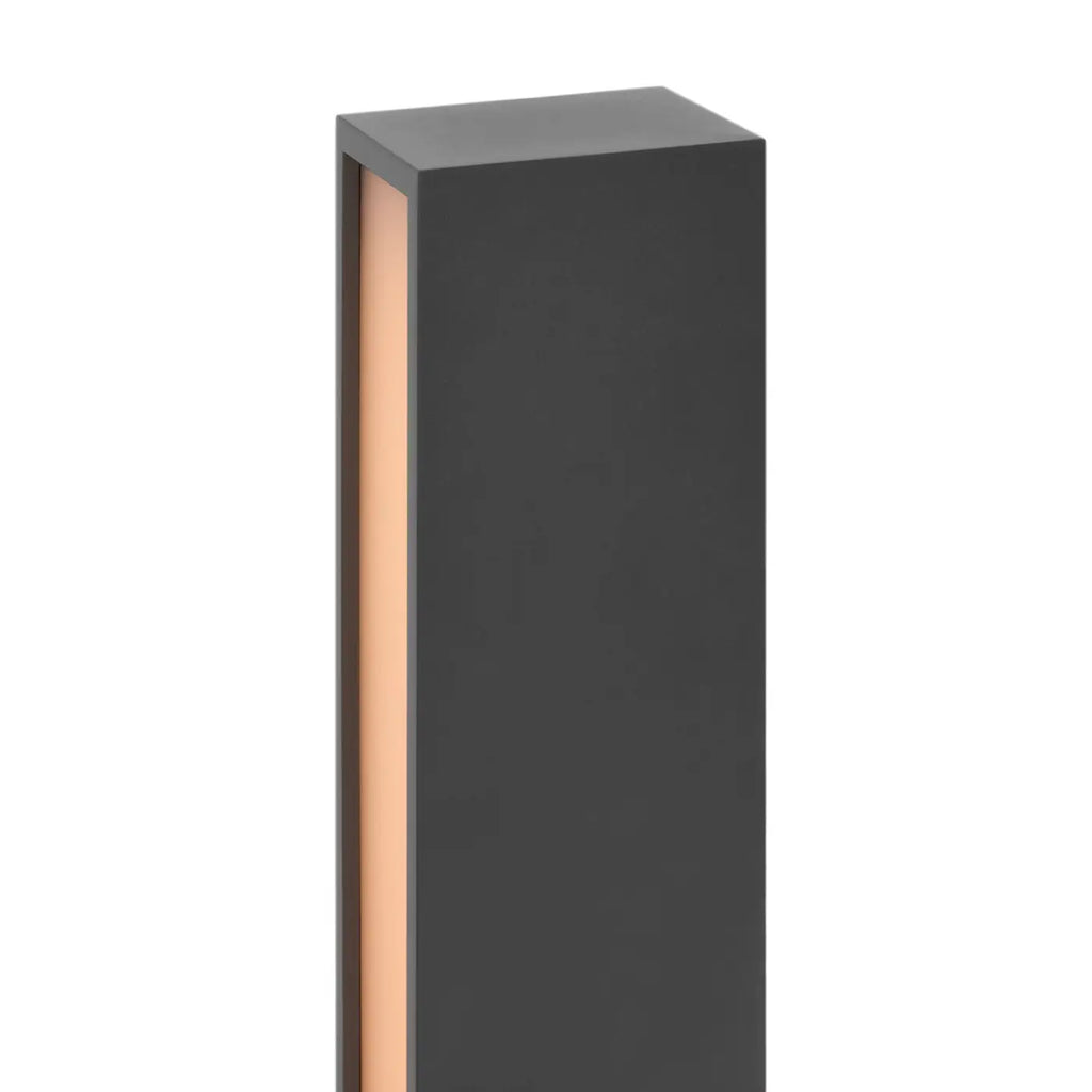 Borne extérieure LED rectangulaire grise IP65, 25 ou 60 cm