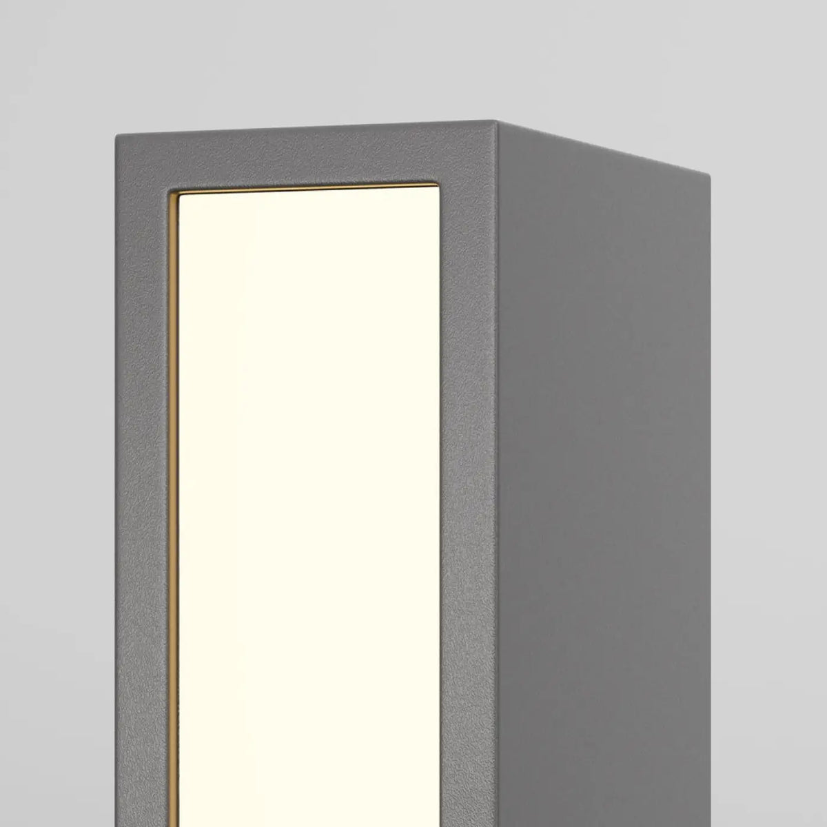 Borne extérieure LED rectangulaire grise IP65, 25 ou 60 cm
