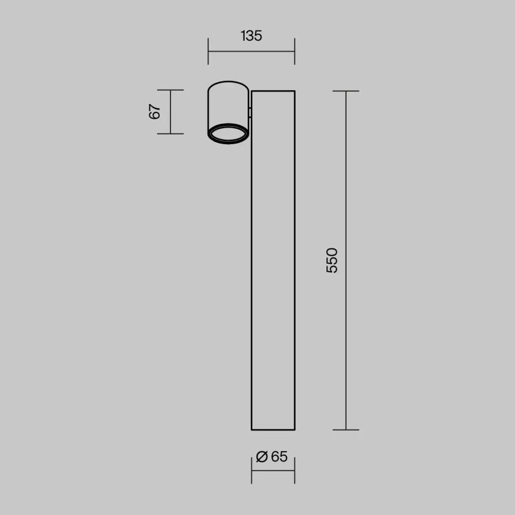 Borne de jardin à projecteur orientable, simple ou double, IP54