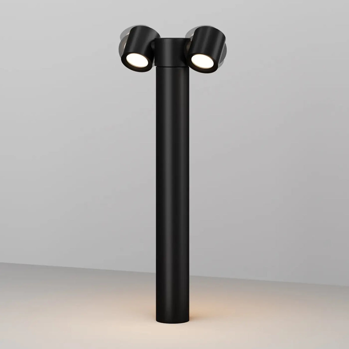 Borne de jardin à projecteur orientable, simple ou double, IP54