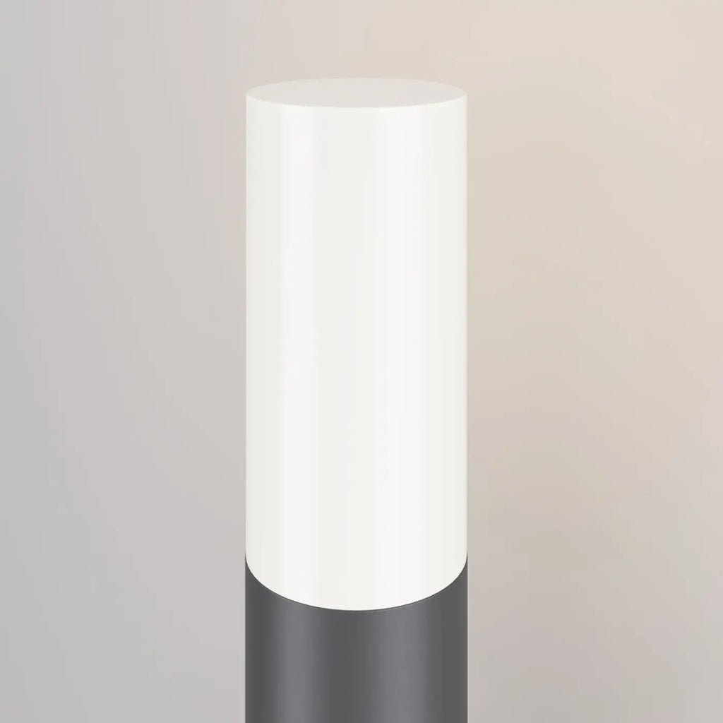 Borne de jardin colonne fine en acier, 30 ou 80 cm, IP54