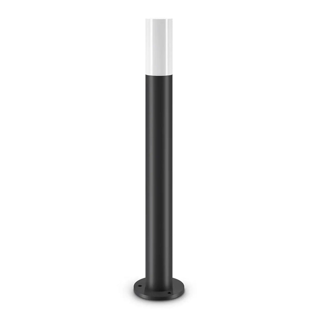 Borne de jardin colonne fine en acier, 30 ou 80 cm, IP54