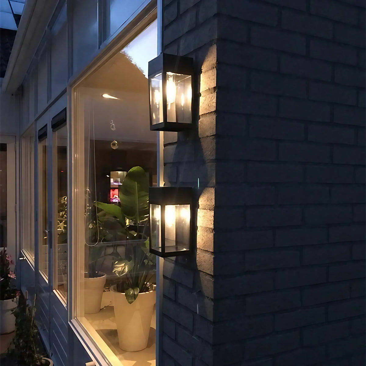 Luminaire déco pour terrasse, version simple ou double