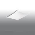 Grand plafonnier voile de tissu tendu, LED 3000 K, quatre tailles