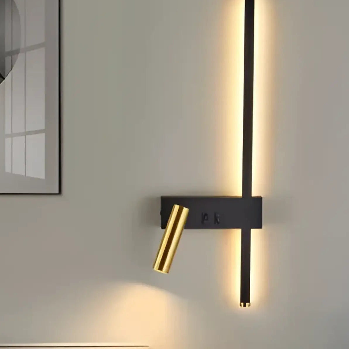 Grande applique murale LED orientable, gauche ou droite