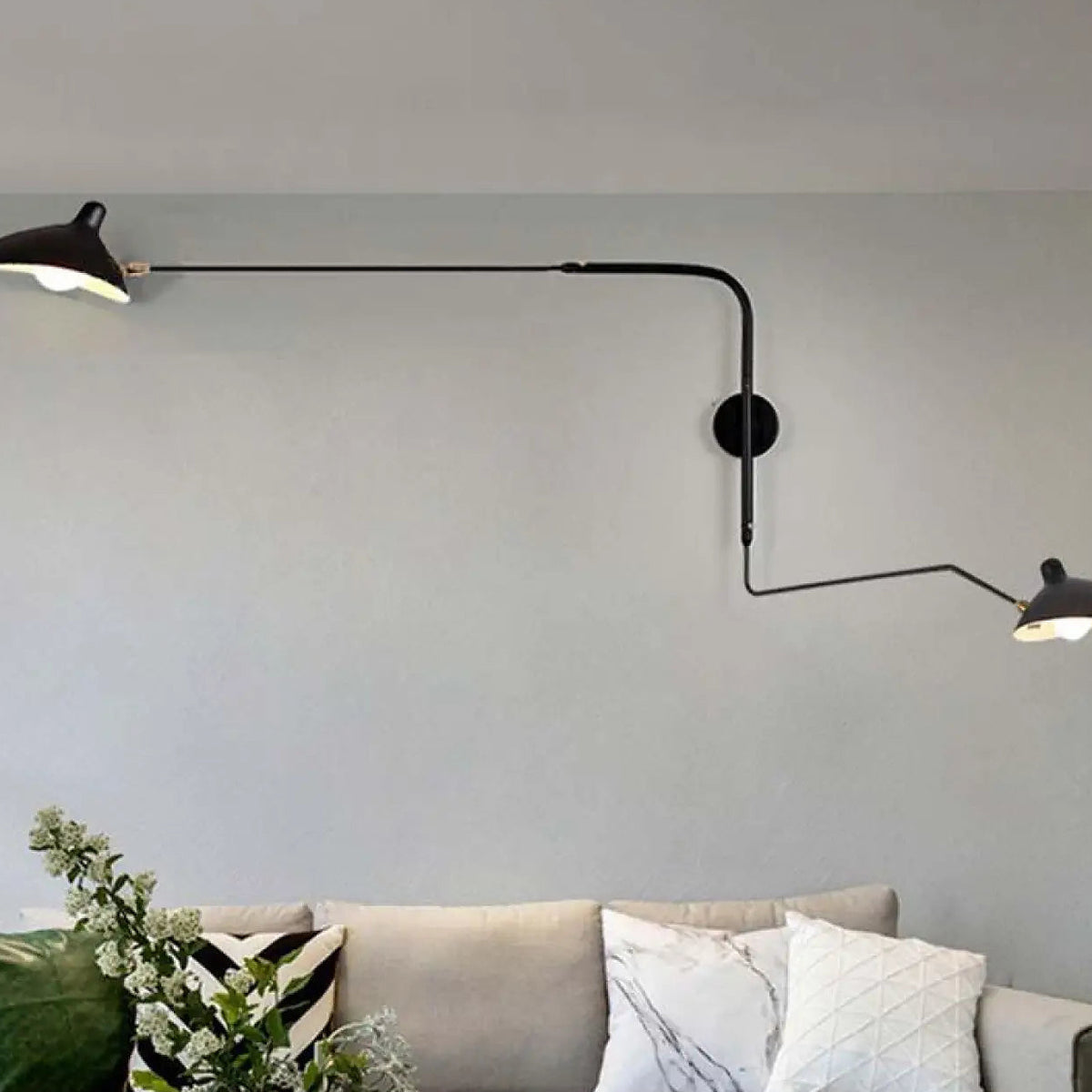 Grande applique murale, version simple ou double