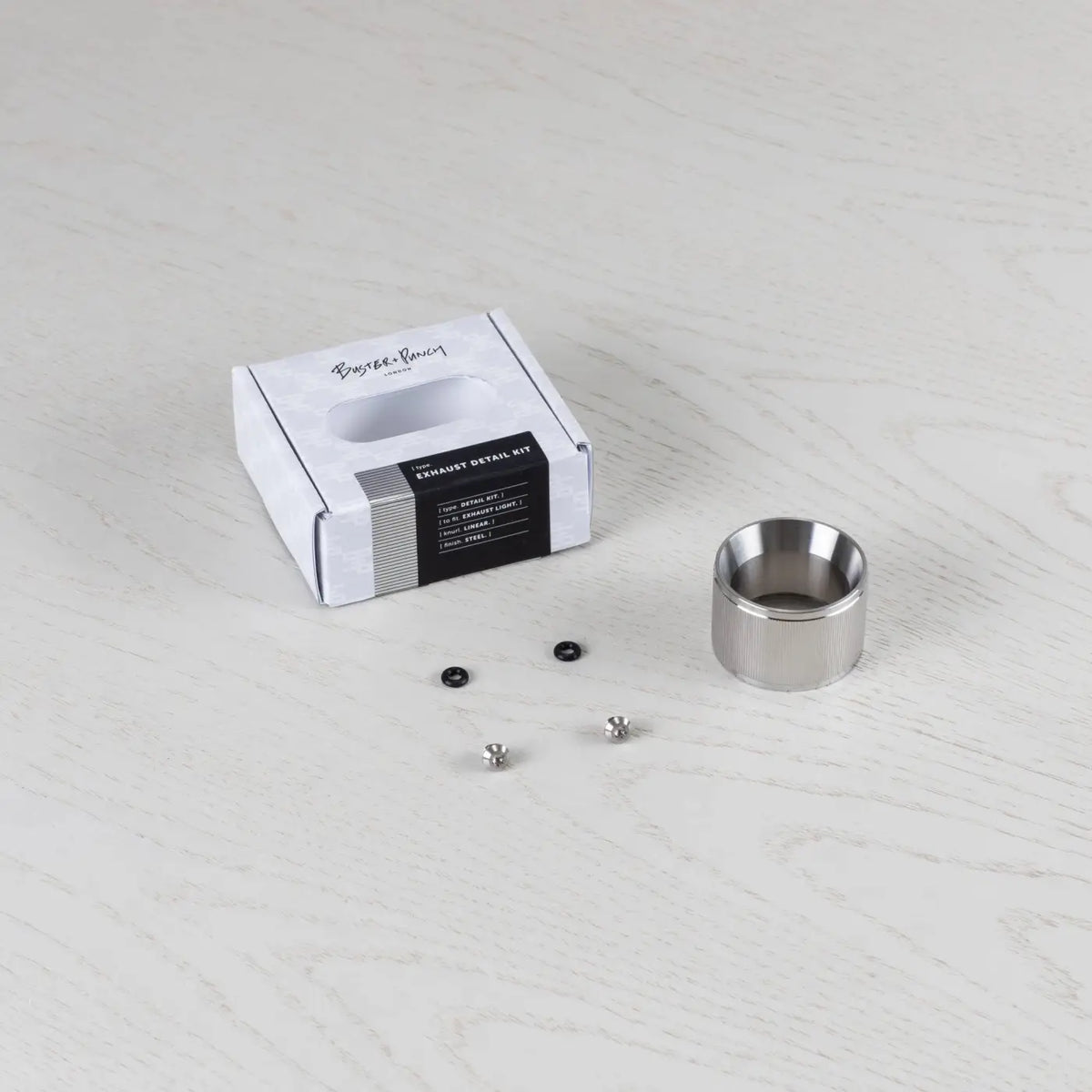 Kit déflecteur en métal massif et filtre nid d'abeille pour spot, argenté