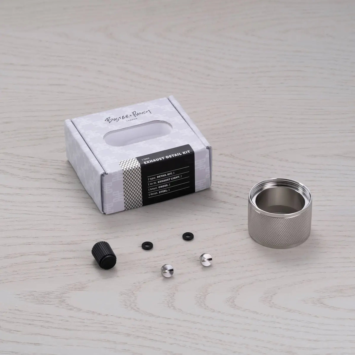 Kit déflecteur en métal massif et filtre nid d'abeille pour spot, argenté