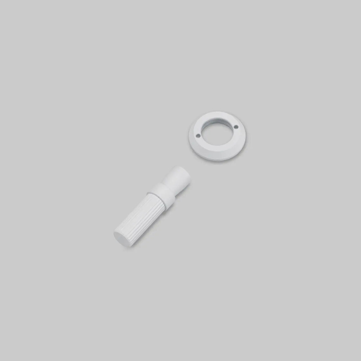 Levier moleté en métal pour interrupteur, kit de finition, blanc