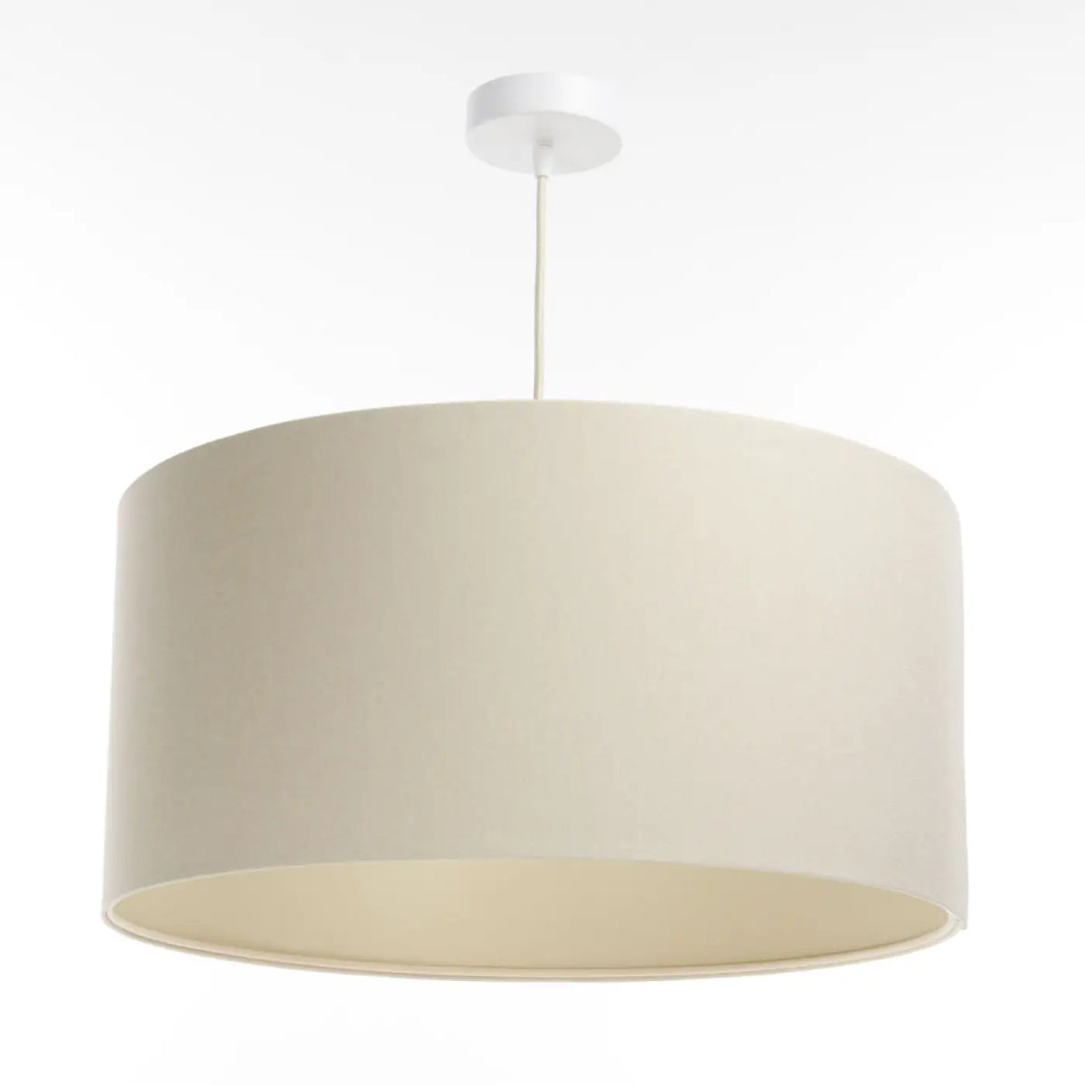 Suspension en tissu crème et écru, tailles S à XL