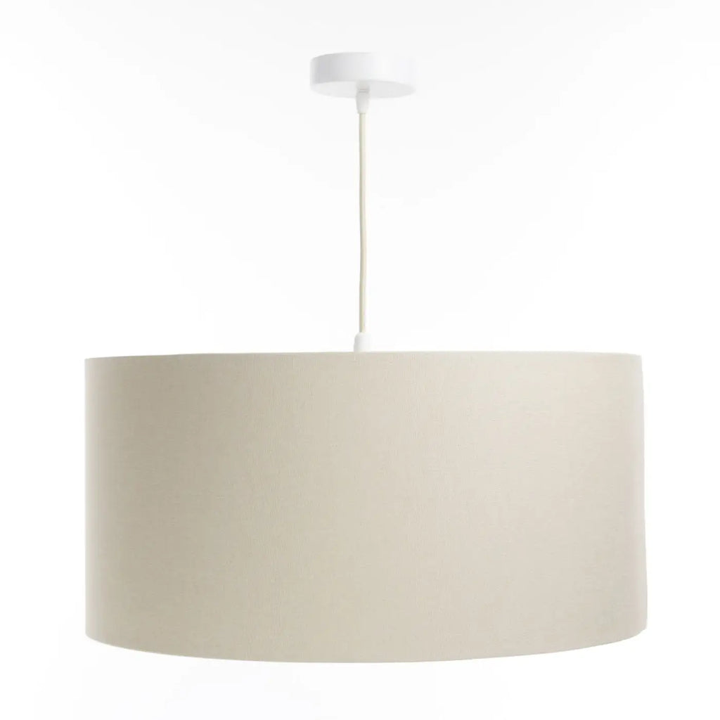 Suspension en tissu crème et écru, tailles S à XL