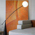 Lampadaire boule en verre pour salon ou chambre