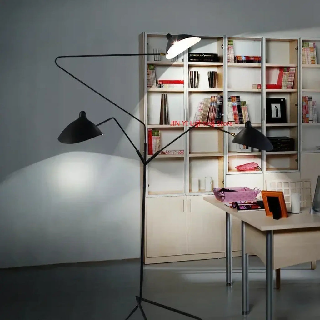 Lampadaire à bras articulés orientables, tailles S et M