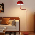 Lampadaire coloré au design contemporain, rouge, vert ou jaune, rouge