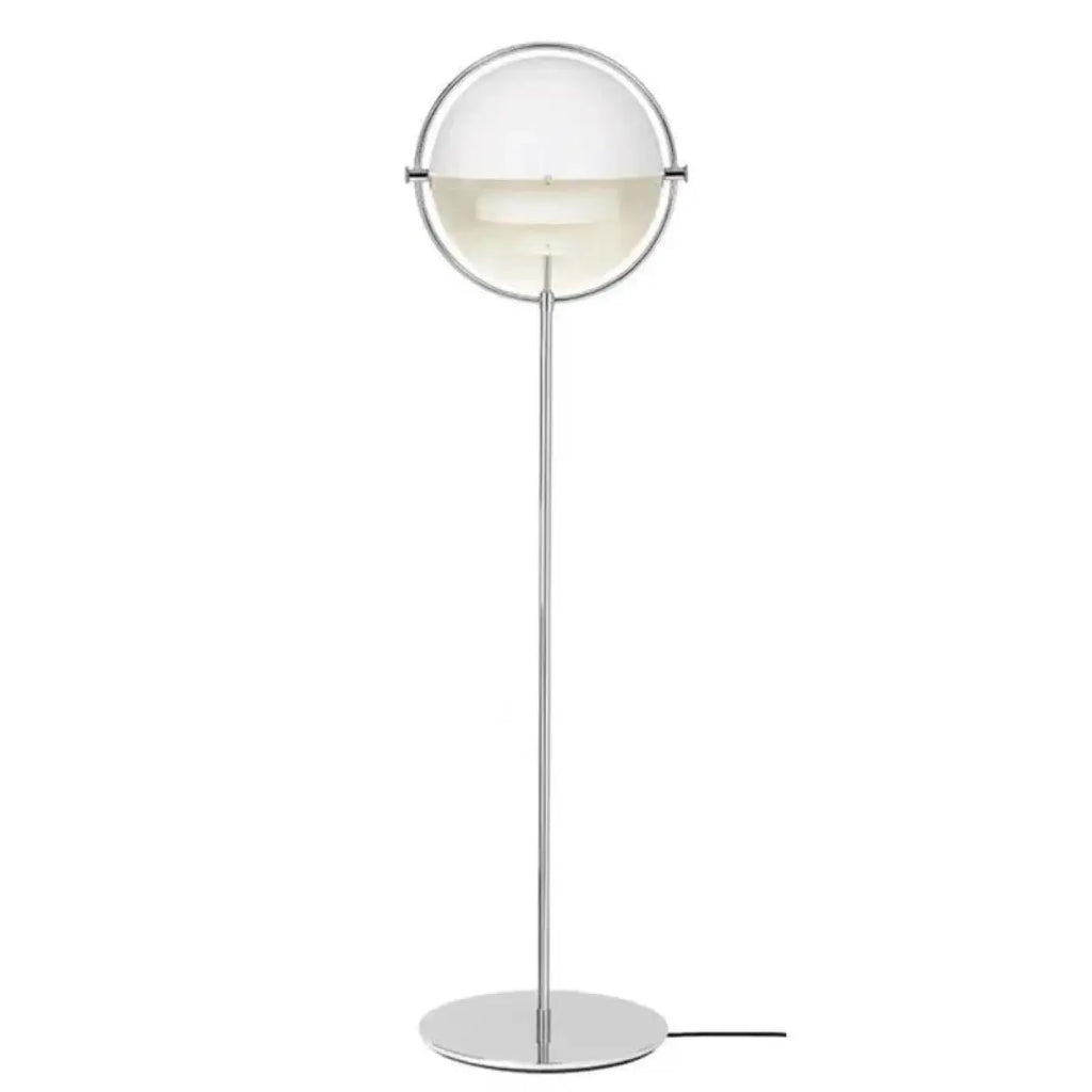 Lampadaire en métal moderne, quatre coloris et deux tailles