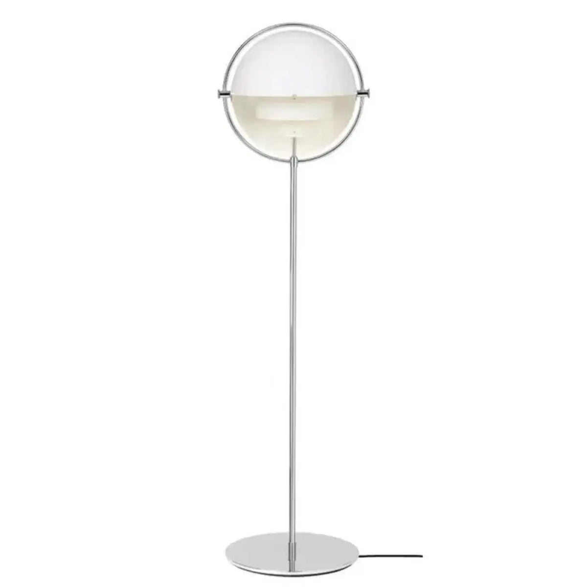 Lampadaire en métal moderne, quatre coloris et deux tailles