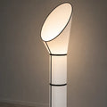 Lampadaire en forme de cône, blanc ou noir, trois tailles, blanc