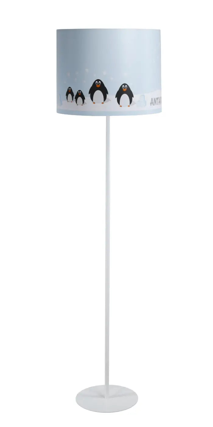 Lampadaire enfant banquise, pingouin et phoque, 150 cm