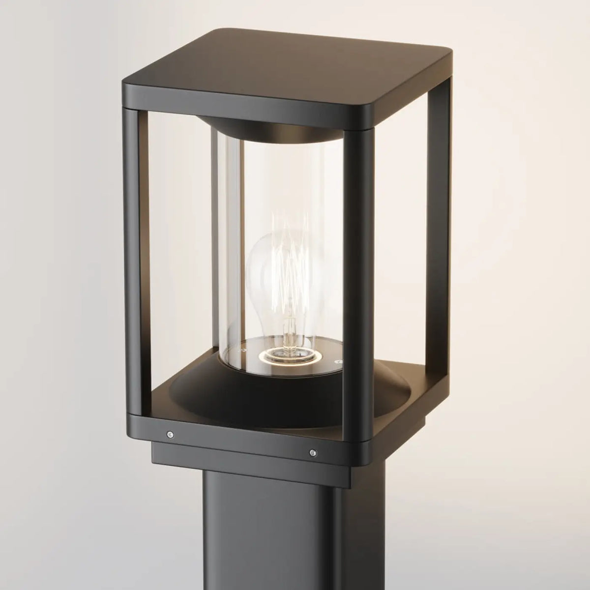 Lampadaire extérieur style loft en aluminium graphite, 75 ou 220 cm