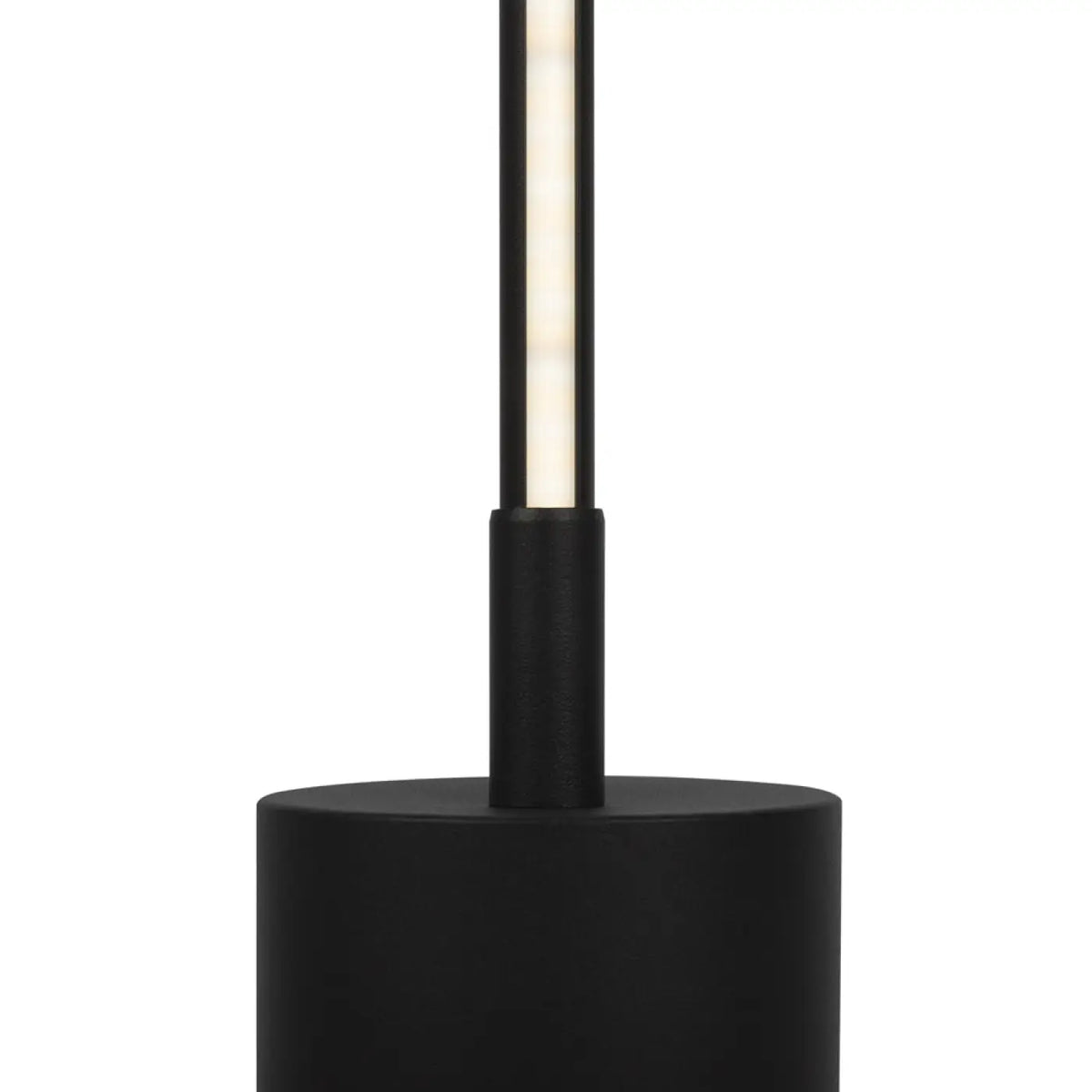 Lampadaire LED colonne lumineuse en aluminium noir, 145 cm