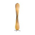 Lampadaire japonais en bois torsadé, taille S ou M
