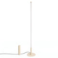 Lampadaire tube lumineux vertical LED, 150 cm, 16 coloris, beige