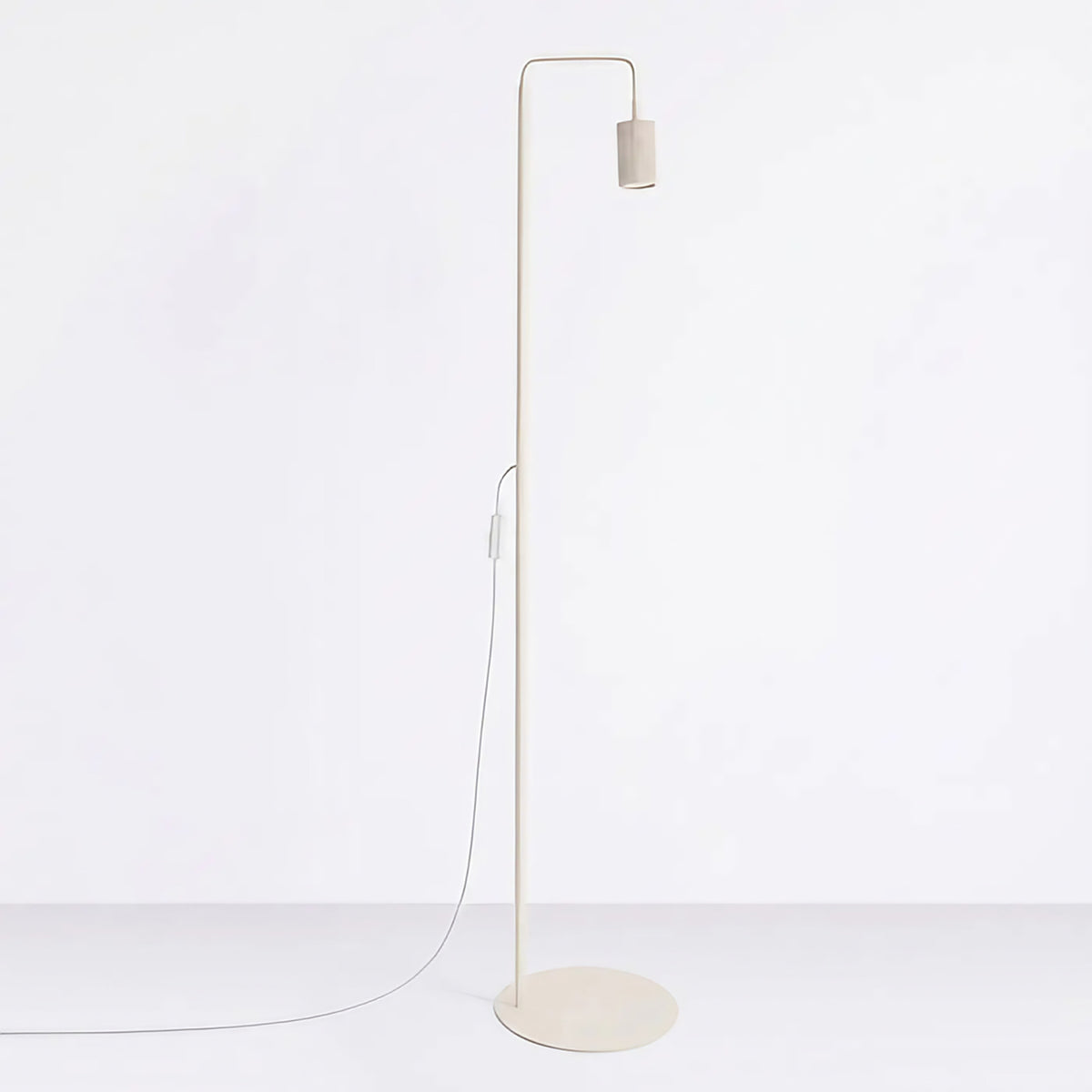 Lampadaire à spots nervurés en aluminium, 1 ou 3 lumières, 7 coloris, beige