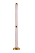 Lampadaire LED doré de 1,50 m, intensité réglable, rose ou bleu, rose