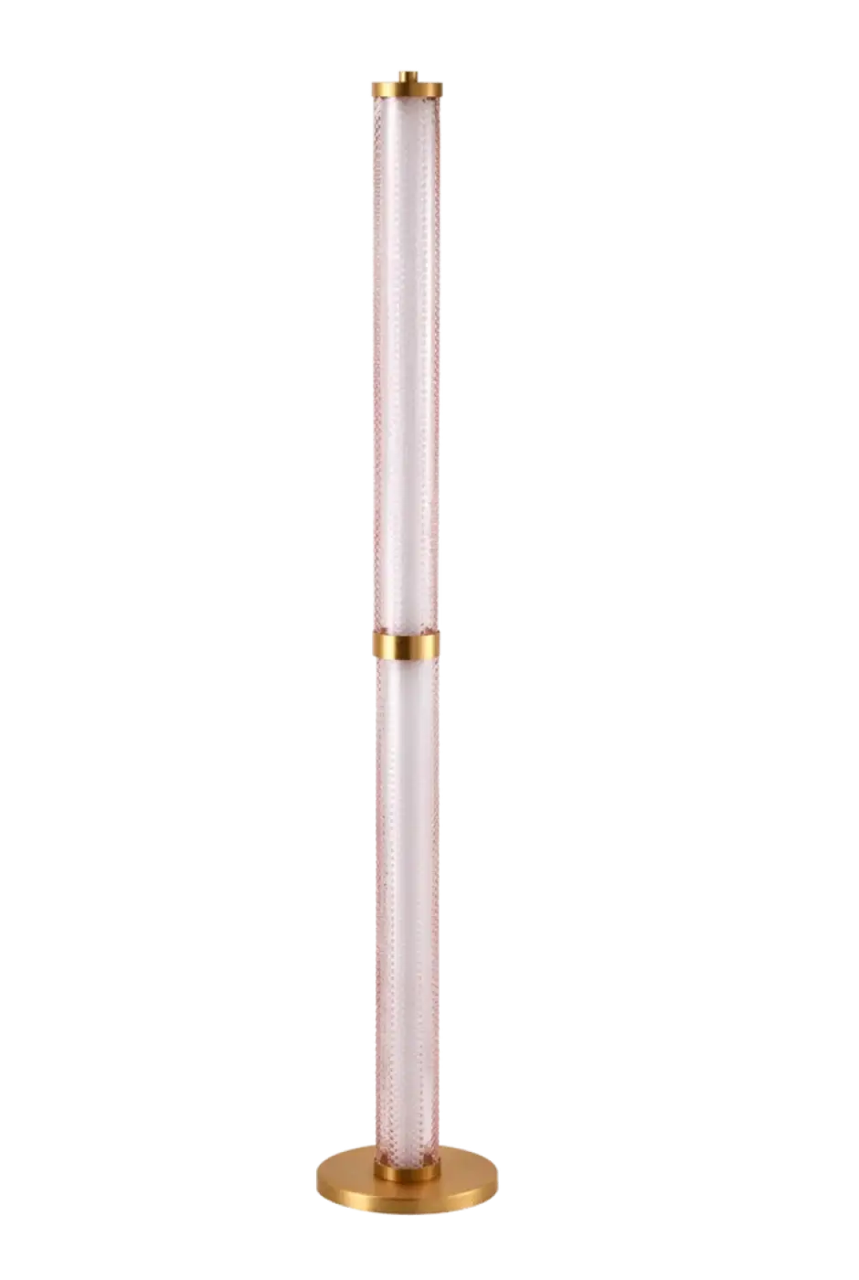 Lampadaire LED doré de 1,50 m, intensité réglable, rose ou bleu, rose
