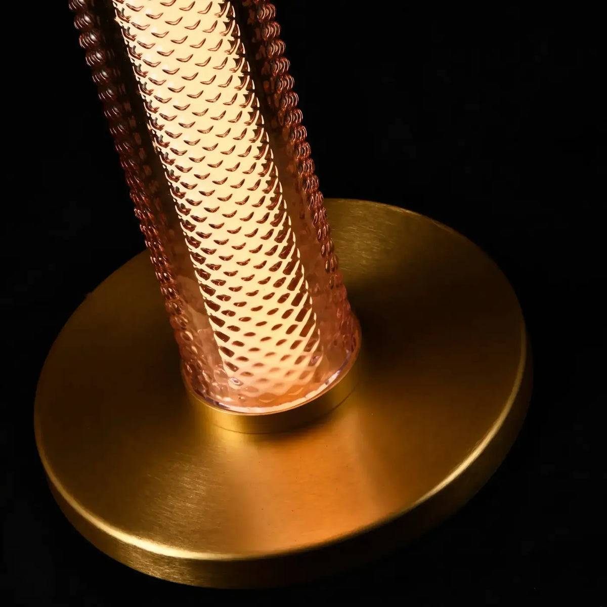 Lampadaire LED doré de 1,50 m, intensité réglable, rose ou bleu