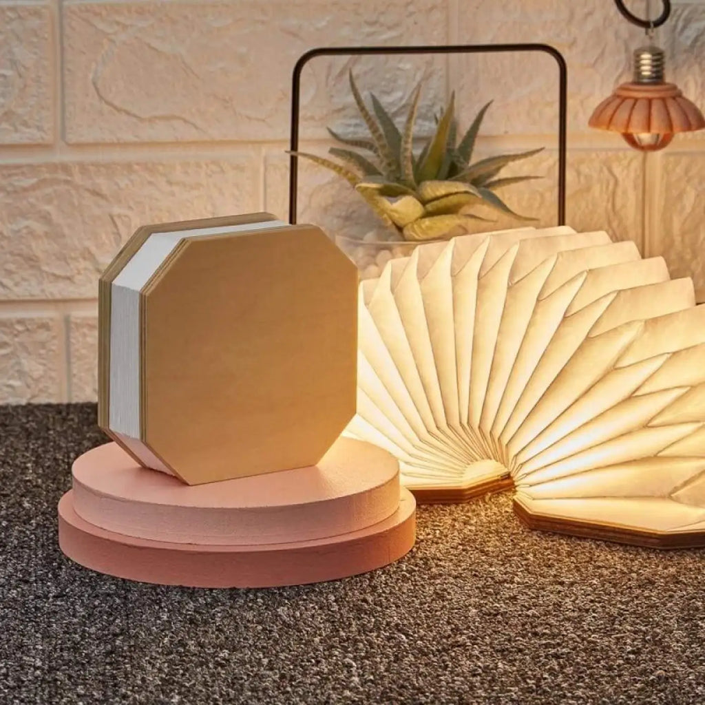 Lampe accordéon modulable, à poser, suspendre ou fixer au mur